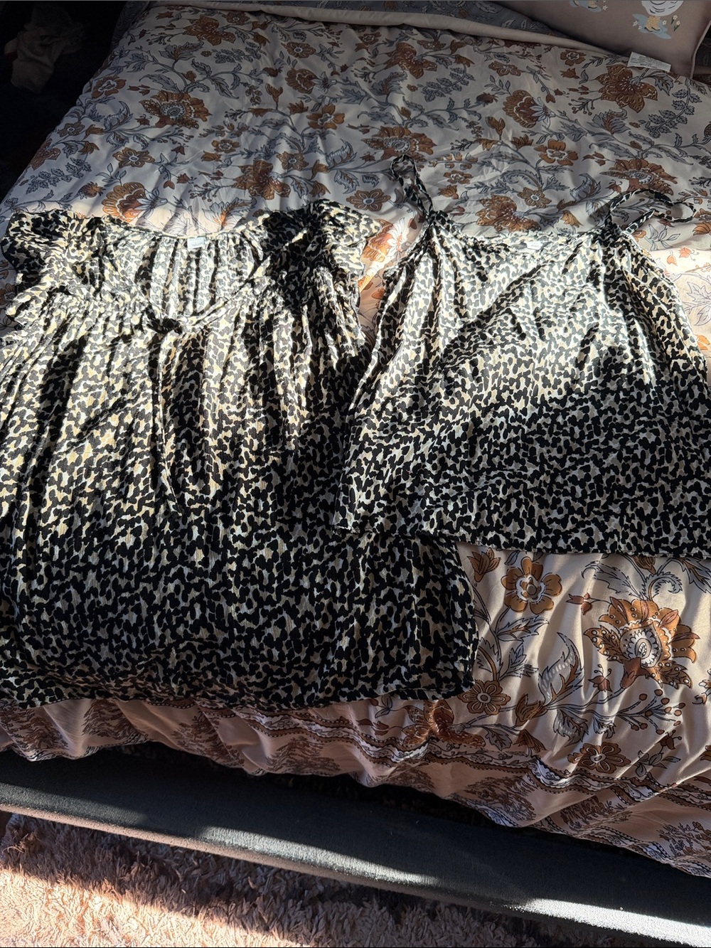 Old Navy cheetah print tops!
